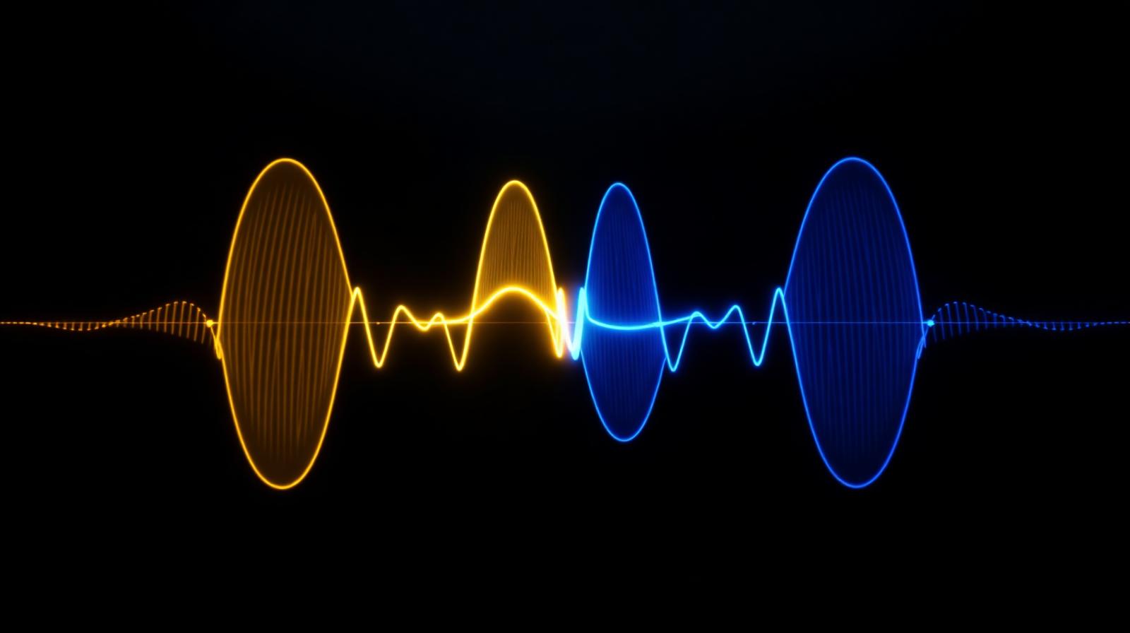 Comparaison visuelle des ondes 440 Hz et 432 Hz