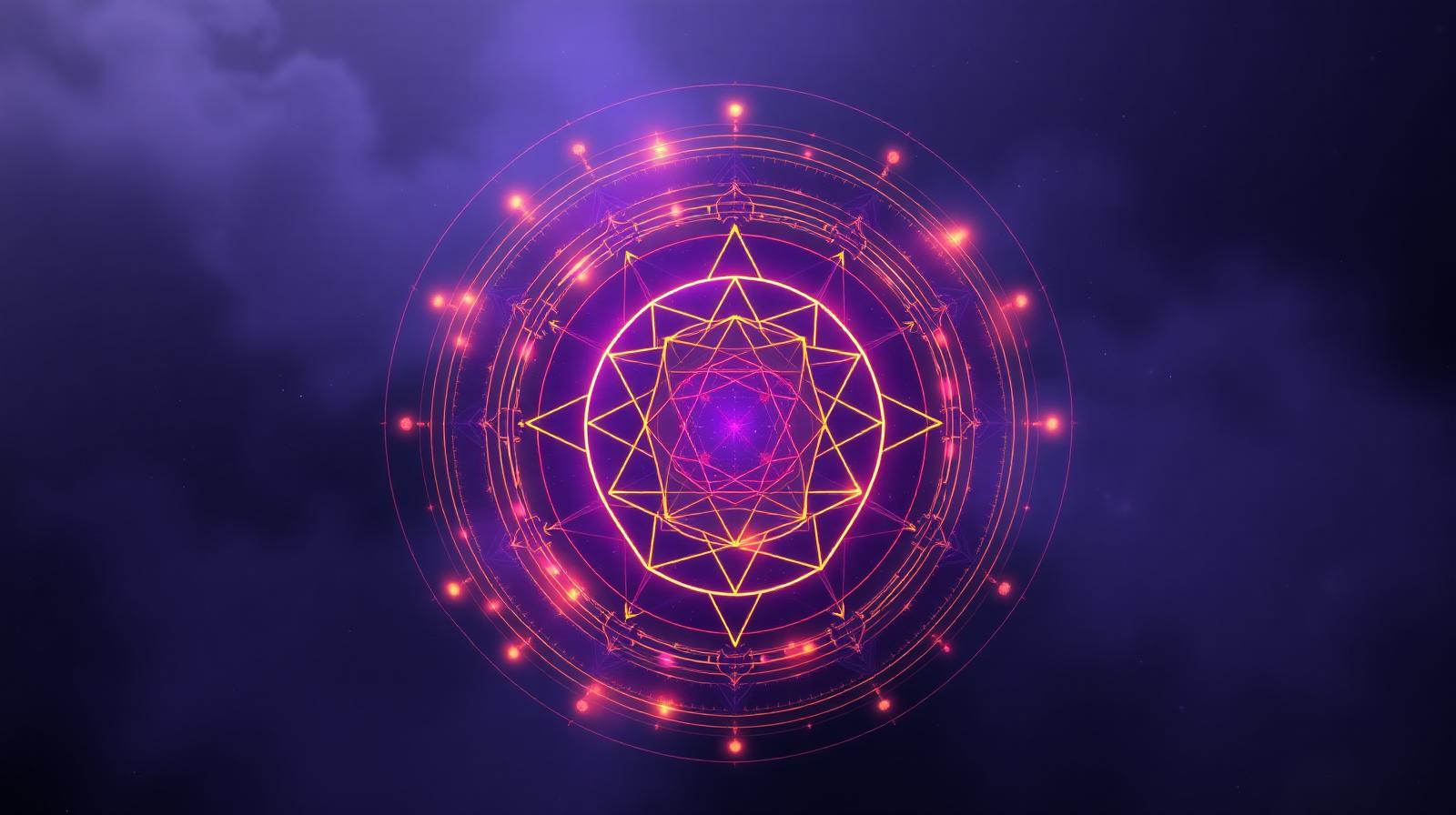 Géométrie sacrée des 9 fréquences solfeggio